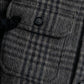 "Dolce & Gabbana" Check pattern front pocket shirt jacket