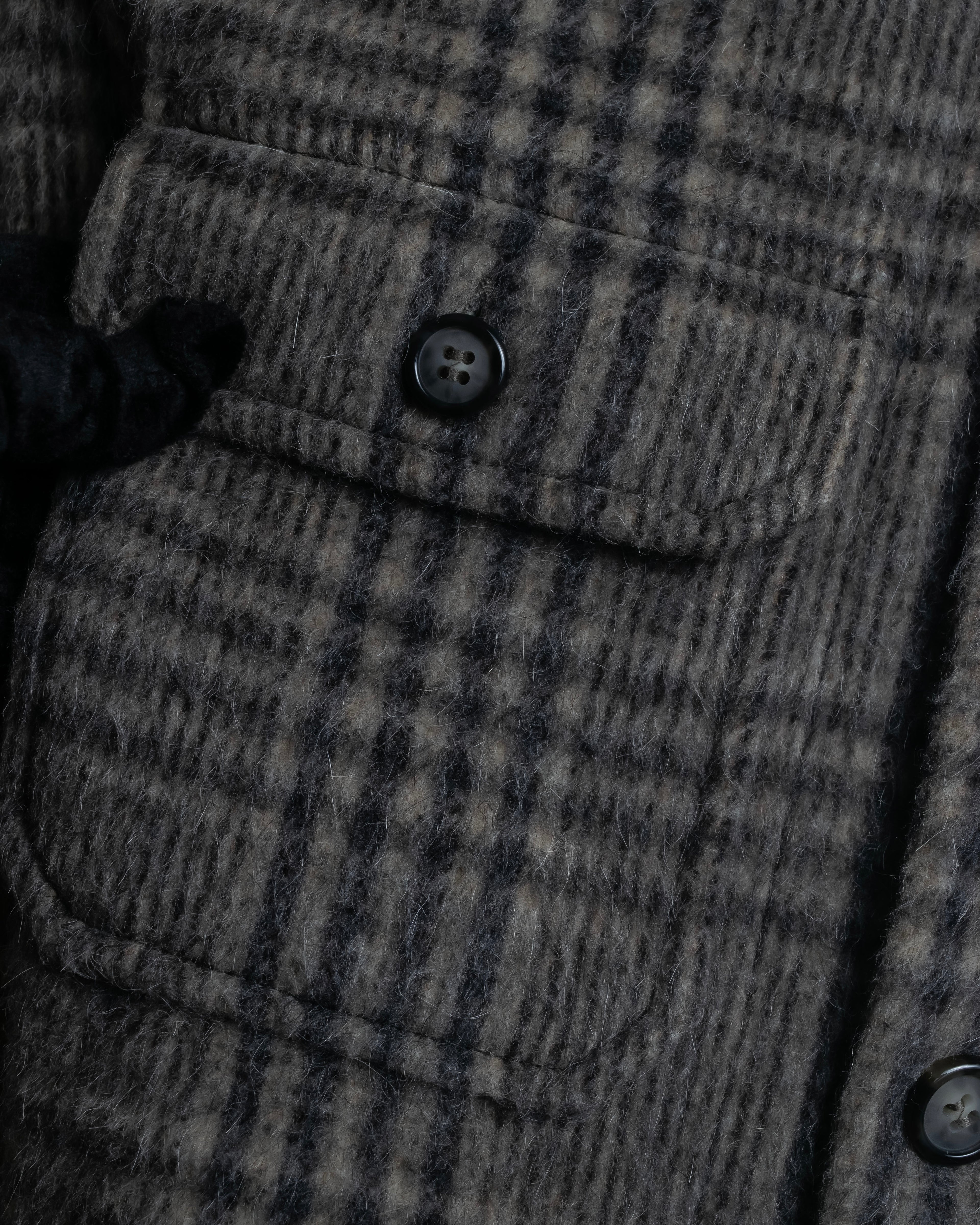 "Dolce &amp; Gabbana" Check pattern front pocket shirt jacket