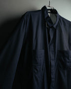 “Dior Homme” 00’s Sheer cotton concealed placket shirt