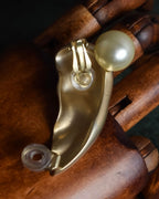 "Christian Dior" Pearl design shaped earrings