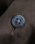 "HERMES" Mocha brown color oversized shirt