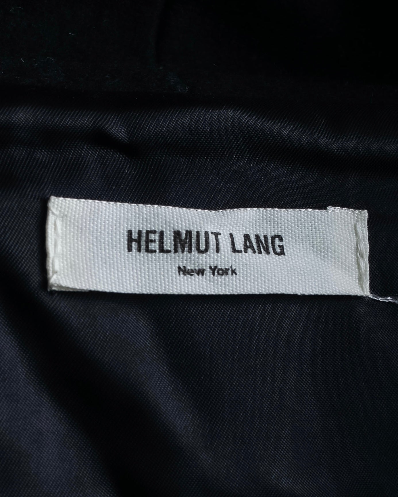 "HELMUT LANG" Short length wool riders jacket