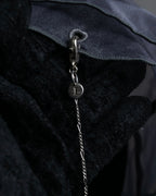 "LIMI feu " Chain docking organza bucket hat