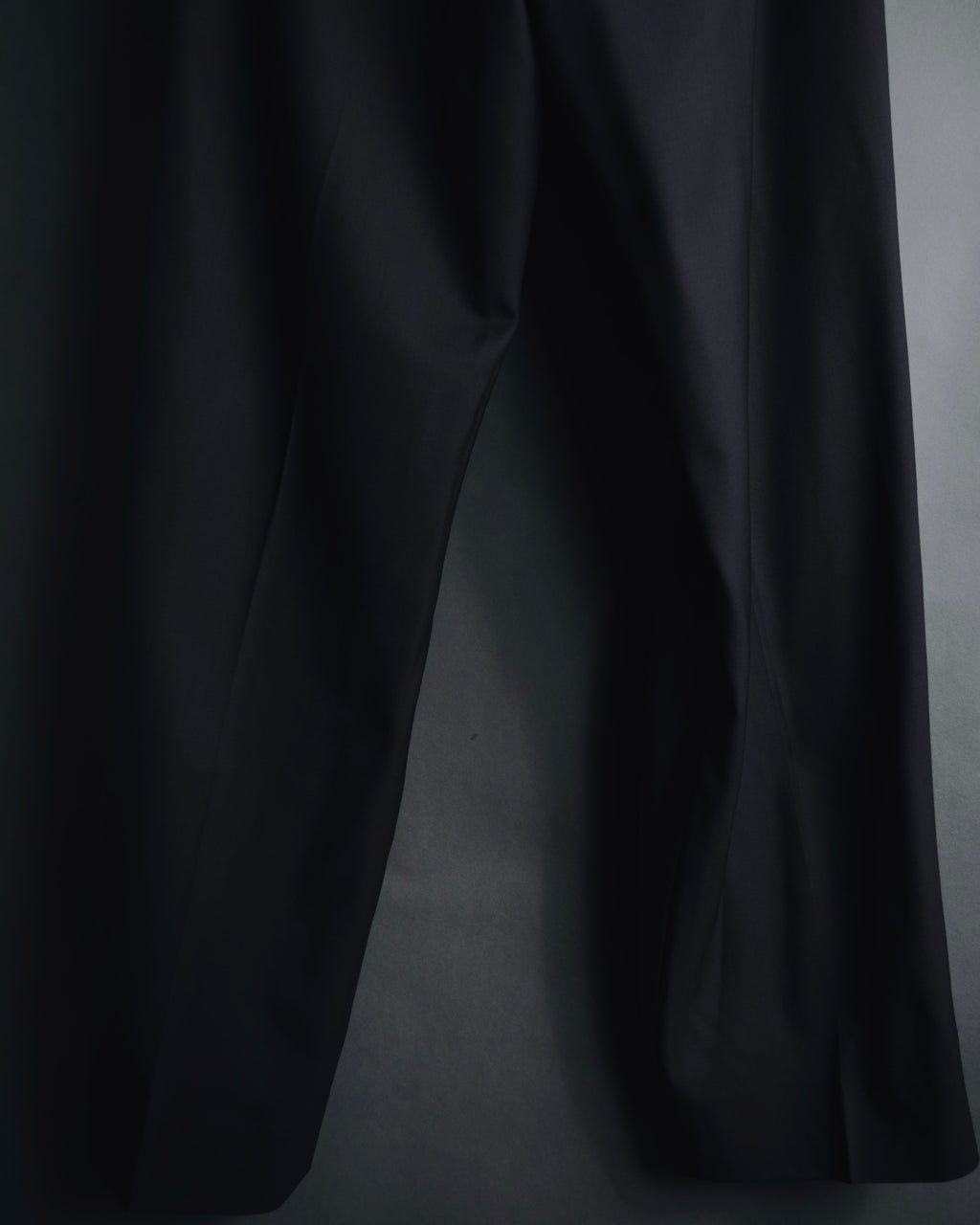 "HERMES" 90’s-00’s Margiela design minimal virgin wool slacks