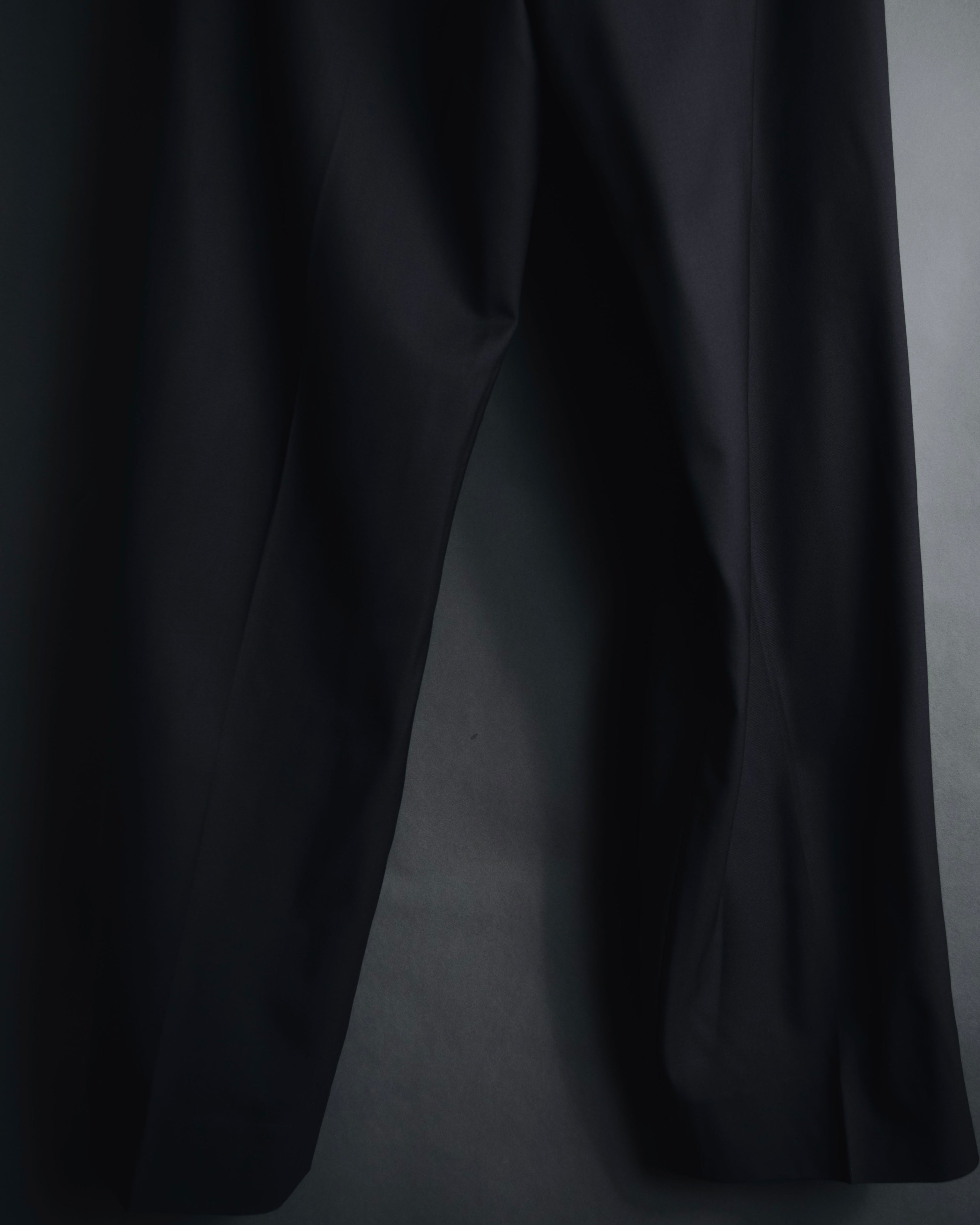 "HERMES" 90’s-00’s Margiela design minimal virgin wool slacks