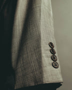 "MONSIEUR by GIVENCHY" 90's Checked wool tailored blazer