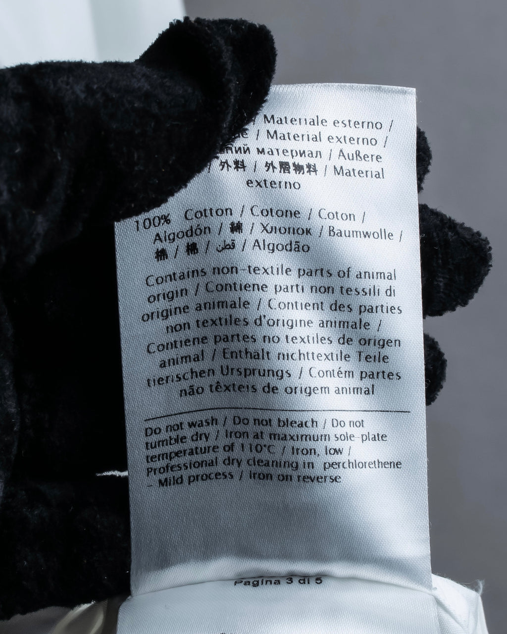 "VALENTINO" Stud detail collar white cotton shirt