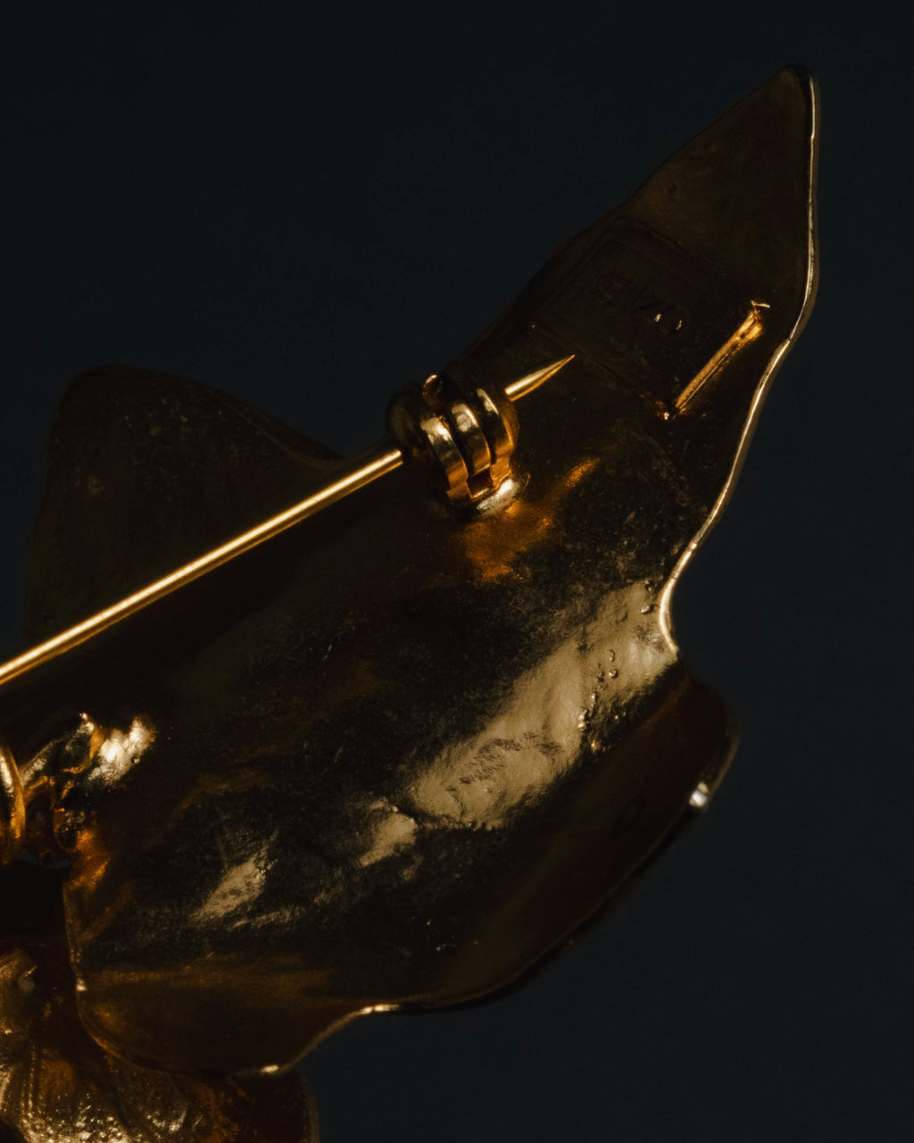 "KENZO" Botanical ivy bouquet brooch