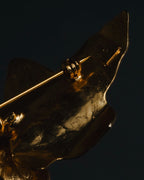 "KENZO" Botanical ivy bouquet brooch