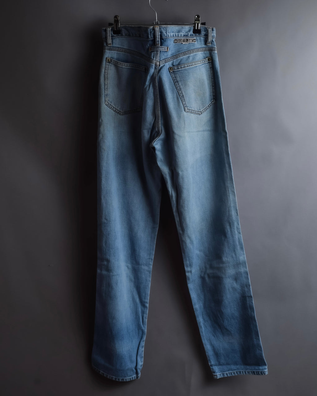 "JEAN PAUL GAULTIER JEANS" Beautiful fade button fly straight denim
