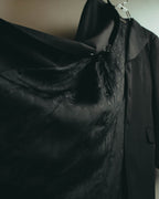 “COMME des GARCONS” 90’s black tailored long coat