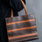 "CELINE" Macadam Pattern Three Line Handbag