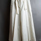 "MAISON MARGIELA" Wide flare silhouette belted cotton linen pants