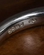 "Jewelry MAKI" 0.09 carat diamond silver ring