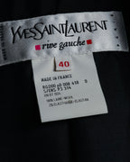–SPECIAL– "Yves Saint Laurent rive gauche" 90’s Rive gauche le smoking tuxedo jacket