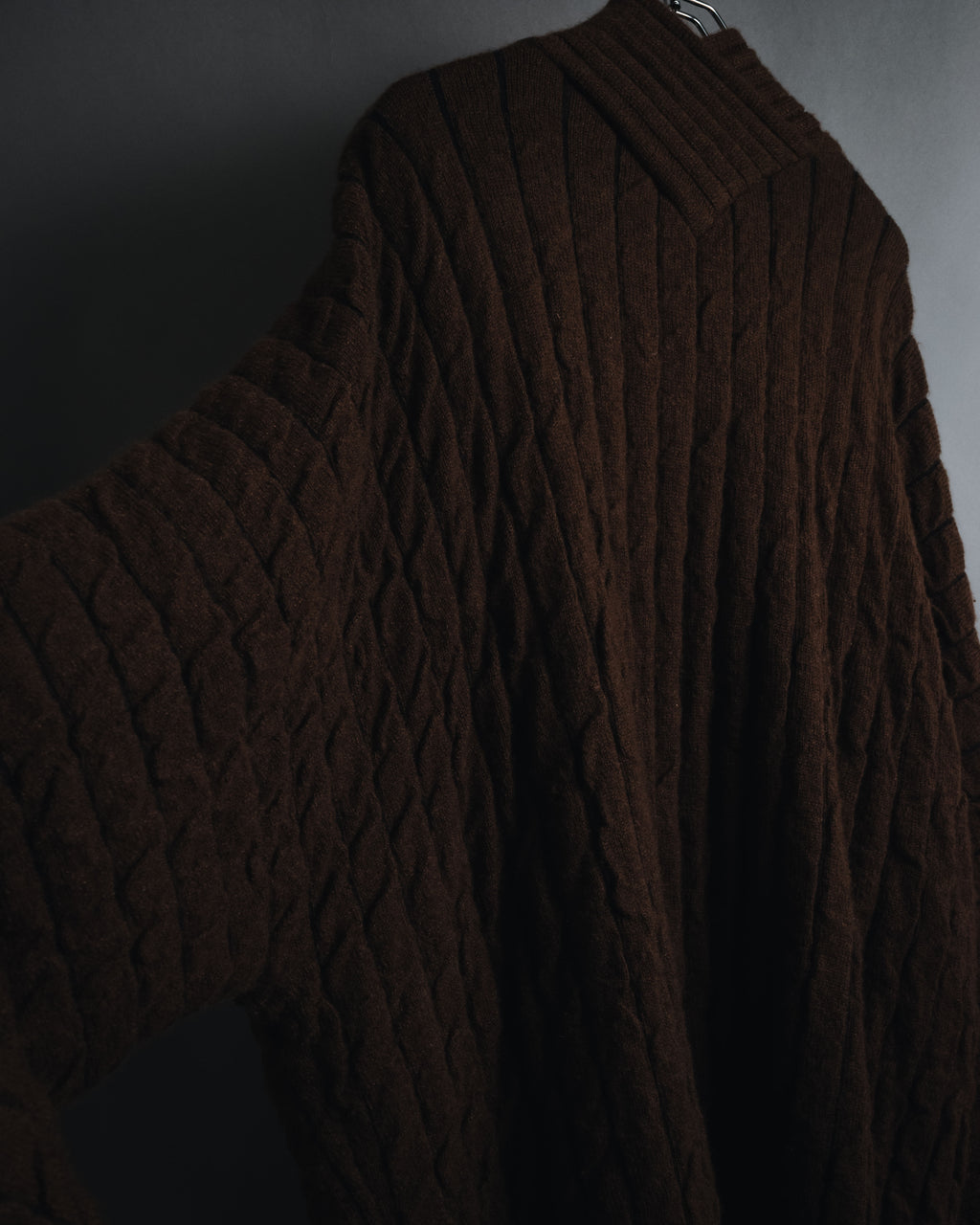 "Salvatore Ferragamo" 00’s Cashmere blend shawl-collar knit cardigan