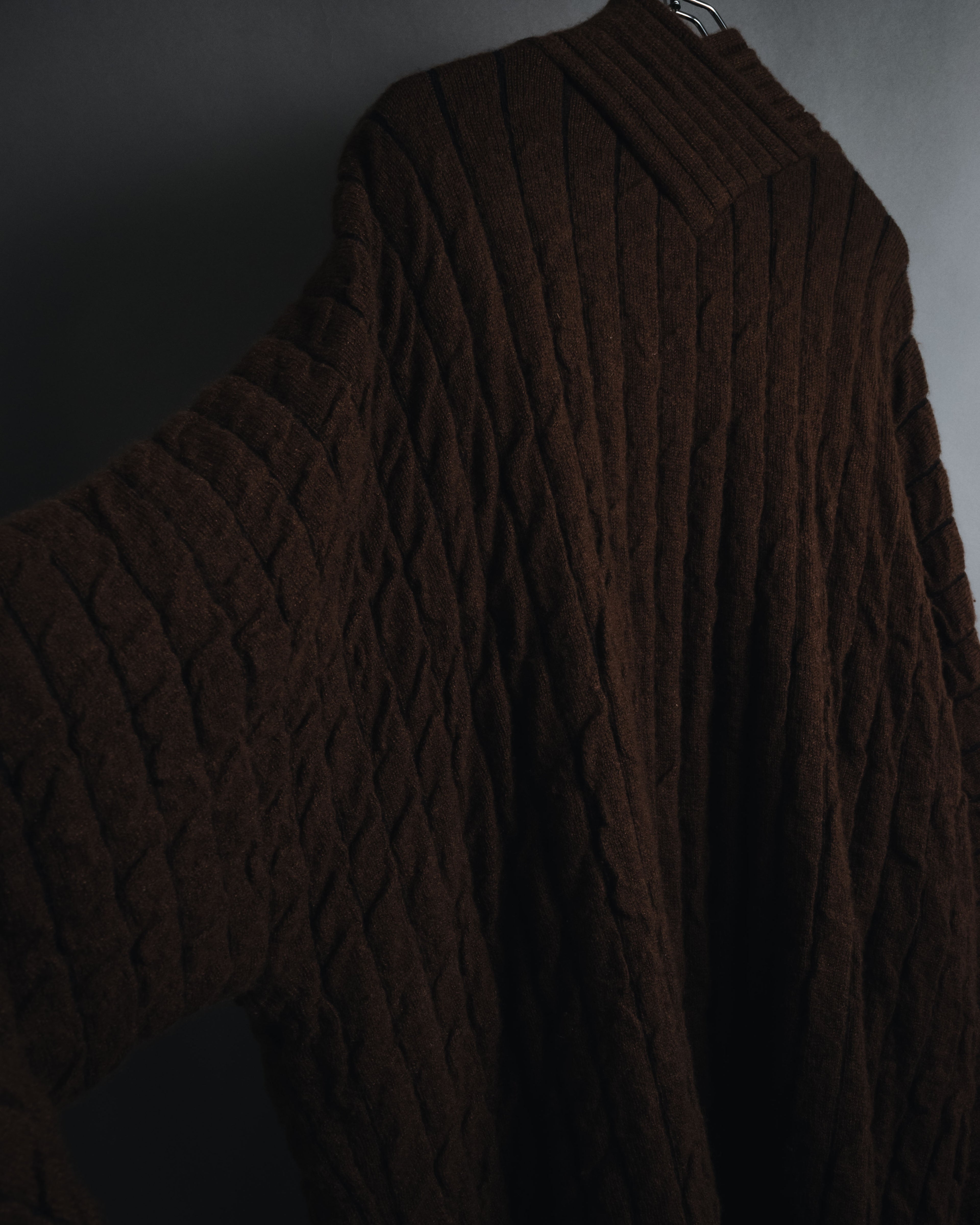 "Salvatore Ferragamo" 00’s Cashmere blend shawl-collar knit cardigan