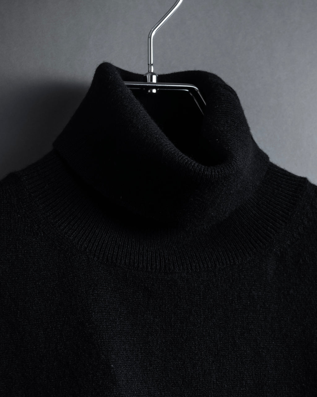 "PRADA" High-gauge folded turtleneck knit