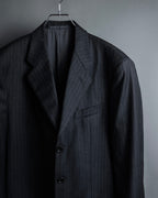 "ARMANI COLLEZIONI" Deep charcoal pinstripe set up