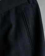 "JEAN PAUL GAULTIER FEMME"
 High-waisted straight draping slacks