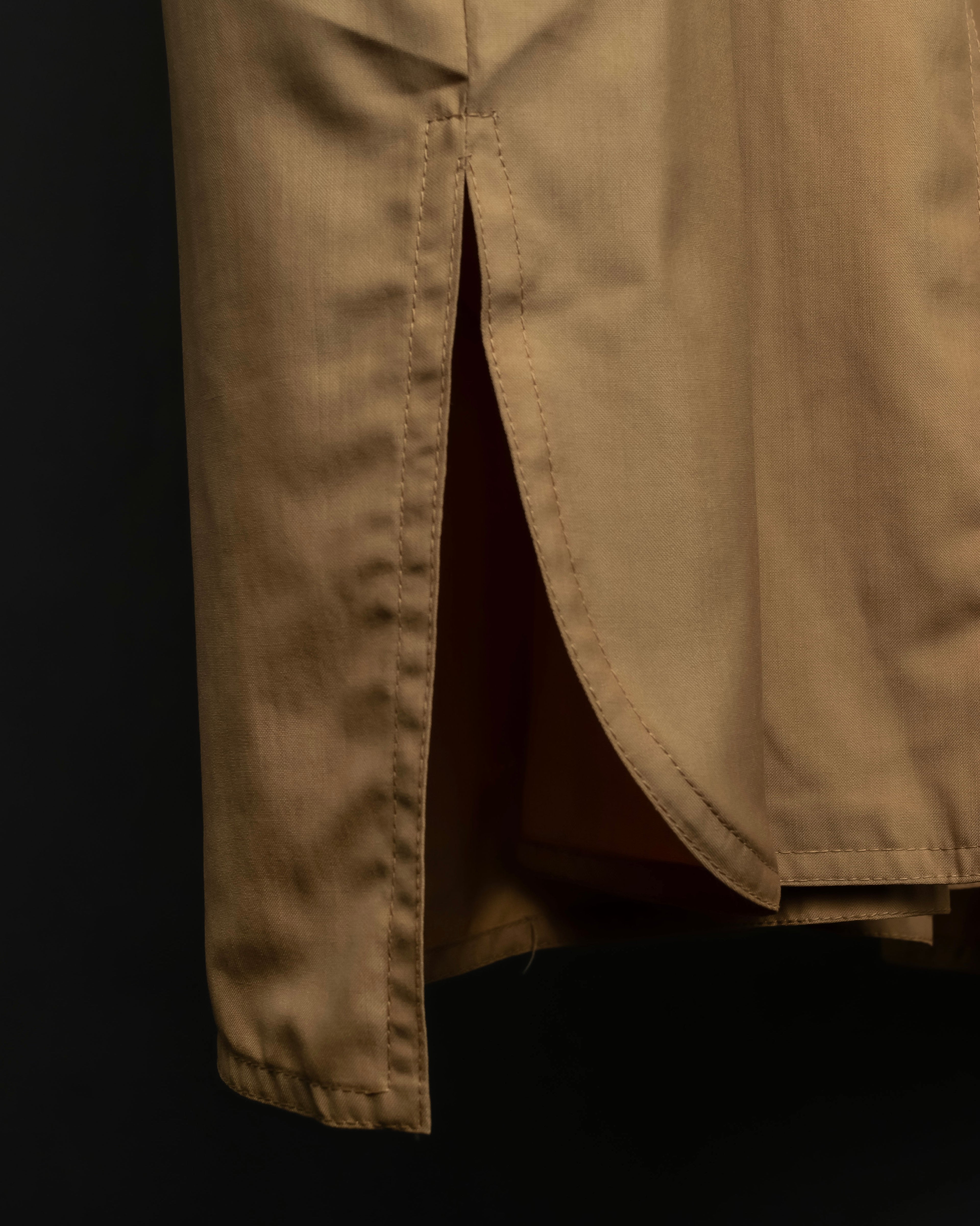 "GUCCI" silk blended shirt jacket