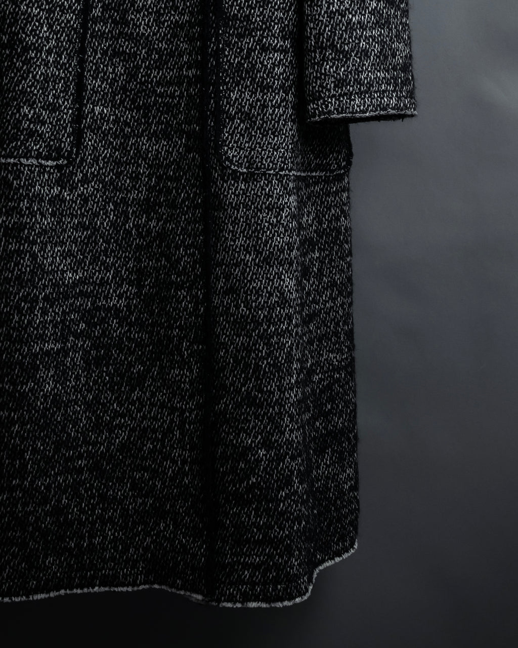 "Dolce & Gabbana" Double-breasted beautiful tweed long coat