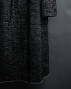 "Dolce & Gabbana" Double-breasted beautiful tweed long coat
