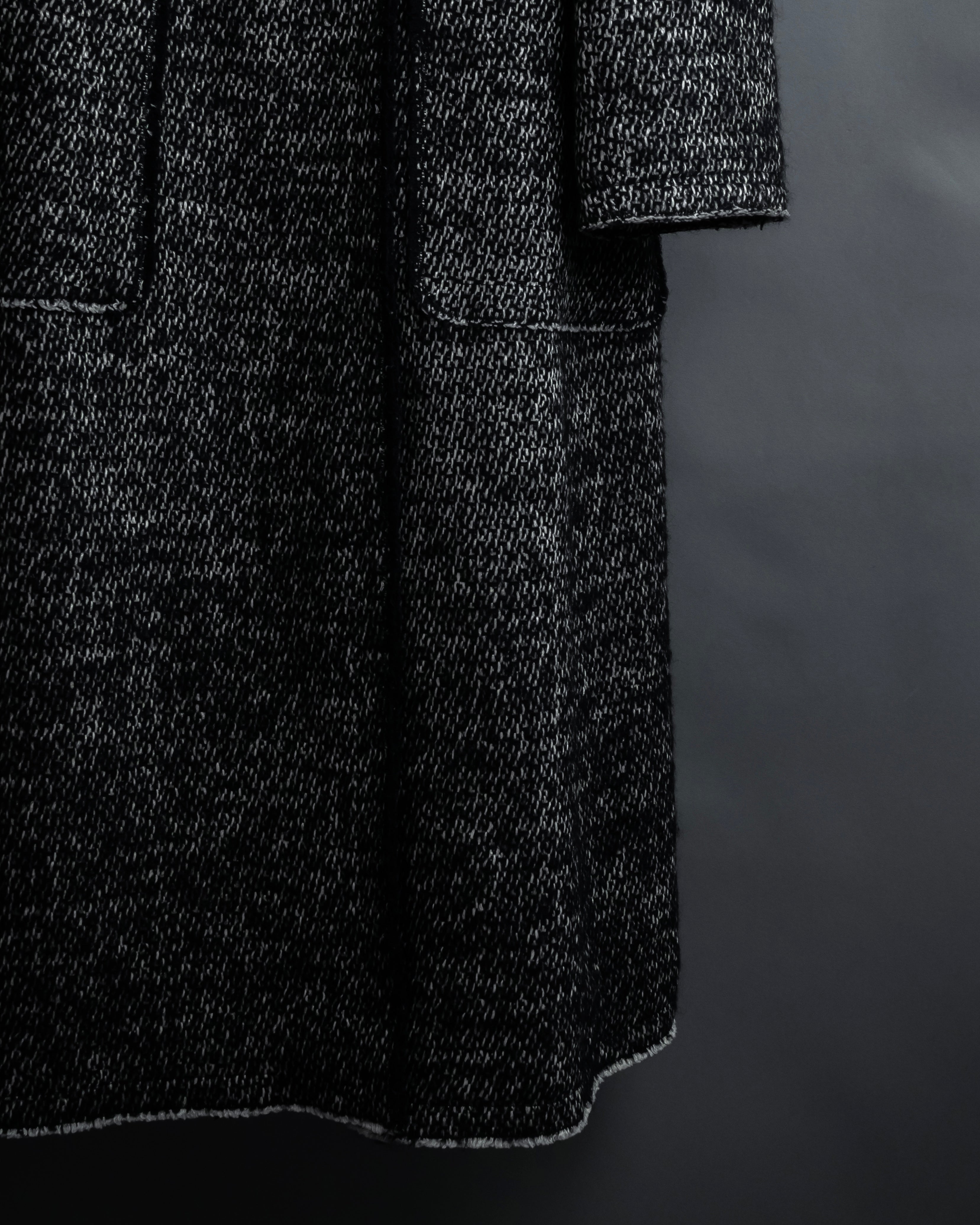 "Dolce & Gabbana" Double-breasted beautiful tweed long coat