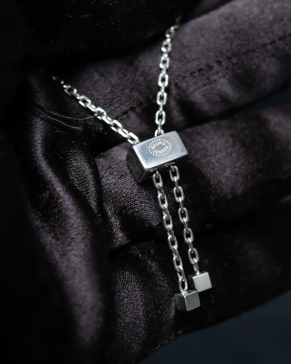 "GEORG JENSEN Aria" Round silver design bracelet