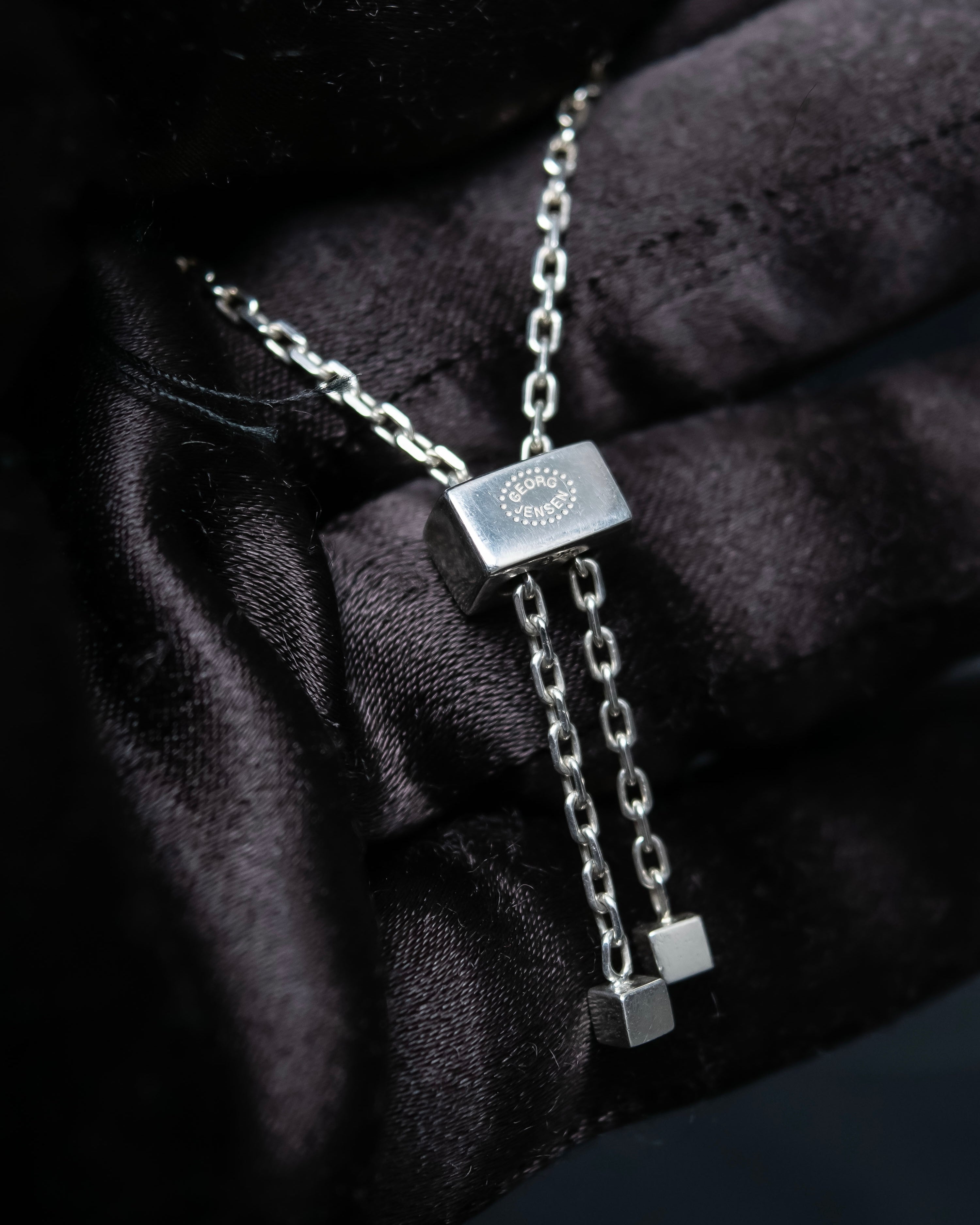 "GEORG JENSEN Aria" Round silver design bracelet