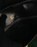 -SPECIAL- “GUCCI” 70’s-80’s lizard embossed flap shoulder bag