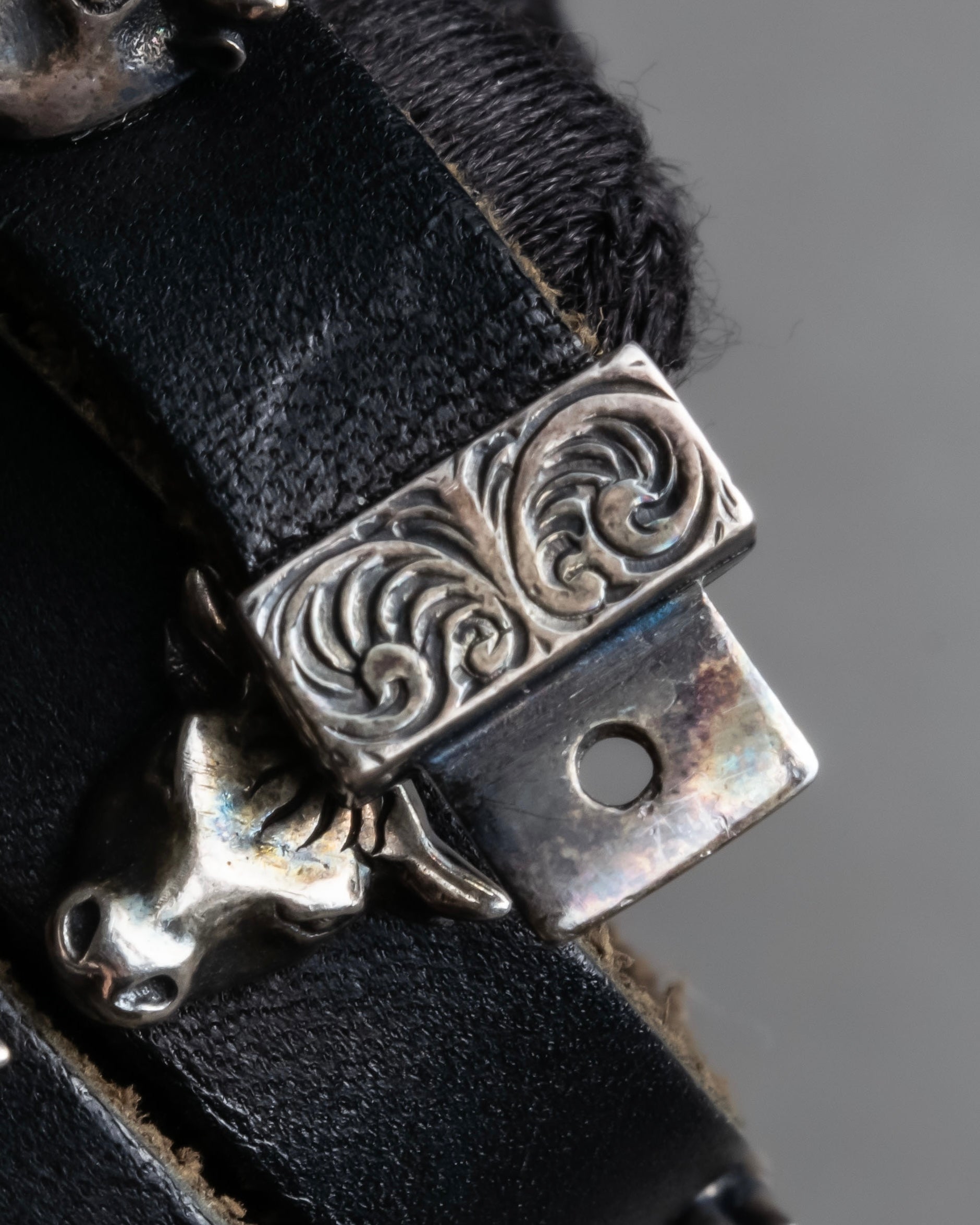 "GUCCI" Anger forest collection leather double wrap bracelet