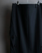 "NINA RICCI" Side button detail cropped length skirt