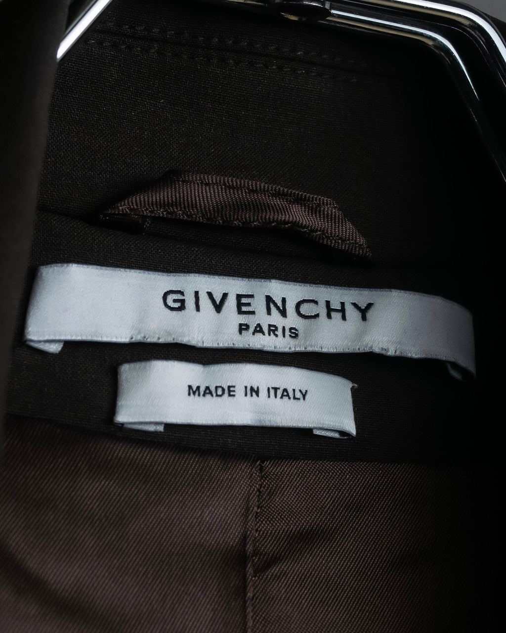 "GIVENCHY" Military patch pocket detail tailored jacket