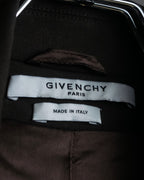"GIVENCHY" Military patch pocket detail tailored jacket