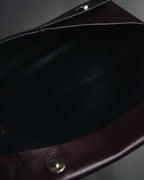 "JIL SANDER" 2018- Minimal Folded leather pochette bag