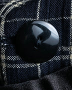 "Vintage windowpane tailored jacket"