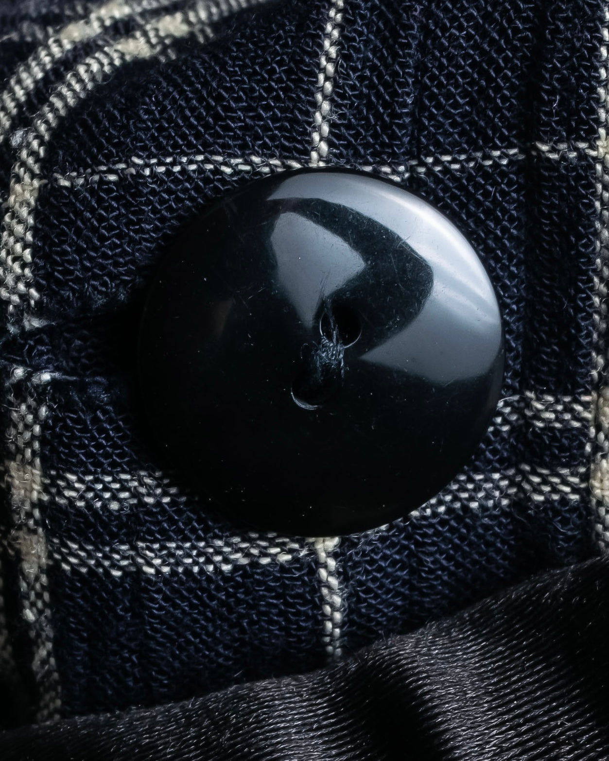 "Vintage windowpane tailored jacket"