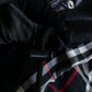 "BURBERRY Black Label" Checked nylon gather hooded blouson