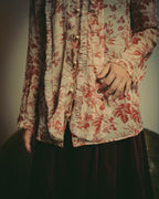 -SPECIAL- "GUCCI" 2010's-20's Romantic floral ruffle blouse