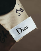 –SPECIAL– "Christian Dior" Celestial print silk square scarf
