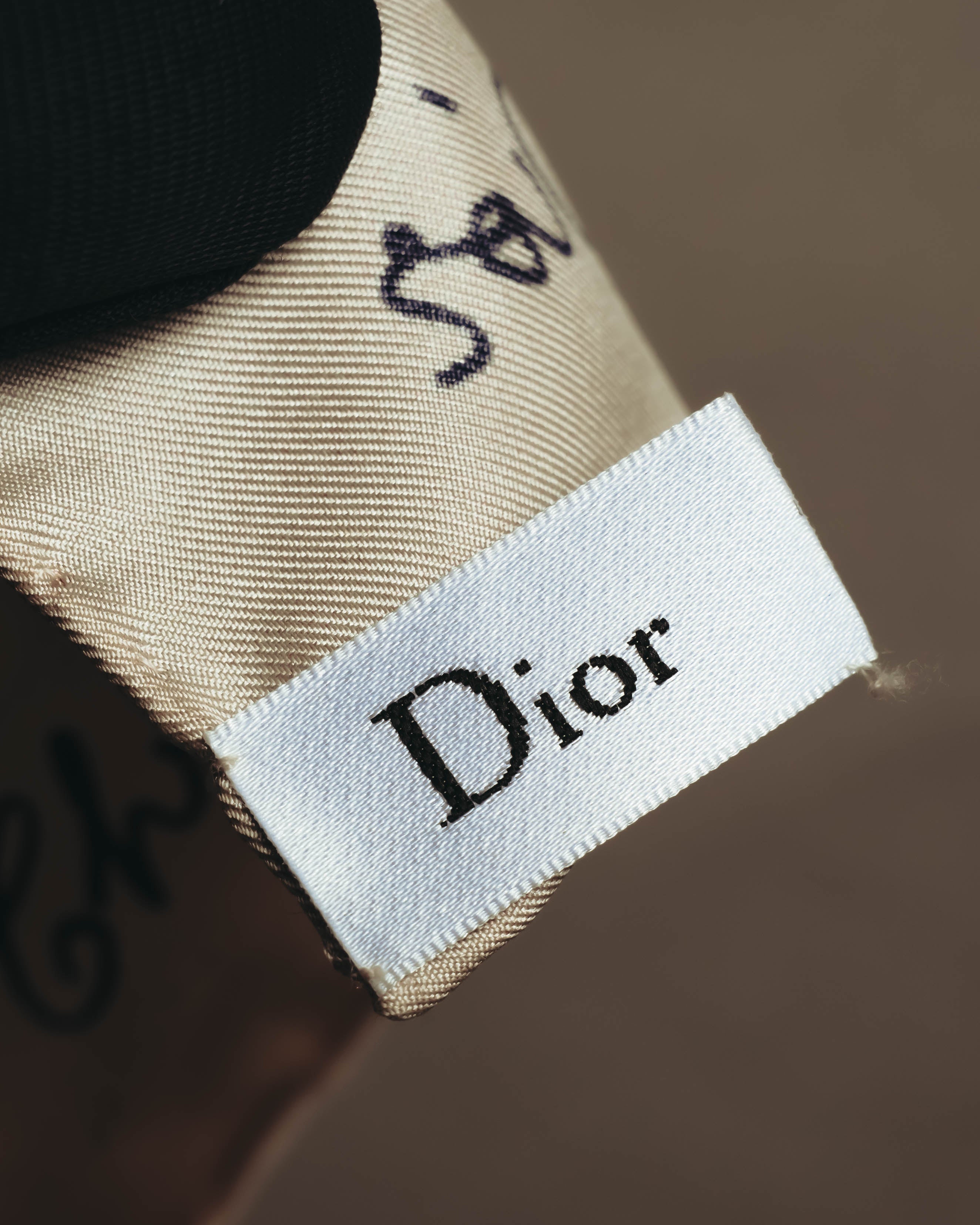 –SPECIAL– "Christian Dior" Celestial print silk square scarf
