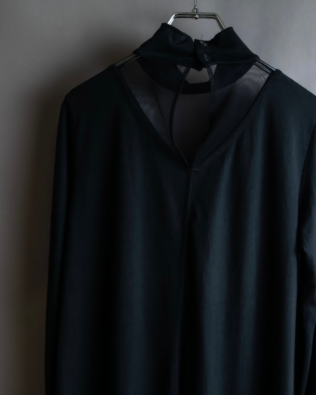 "JUNIOR GAULTIER" Sheer layered tie detail dress