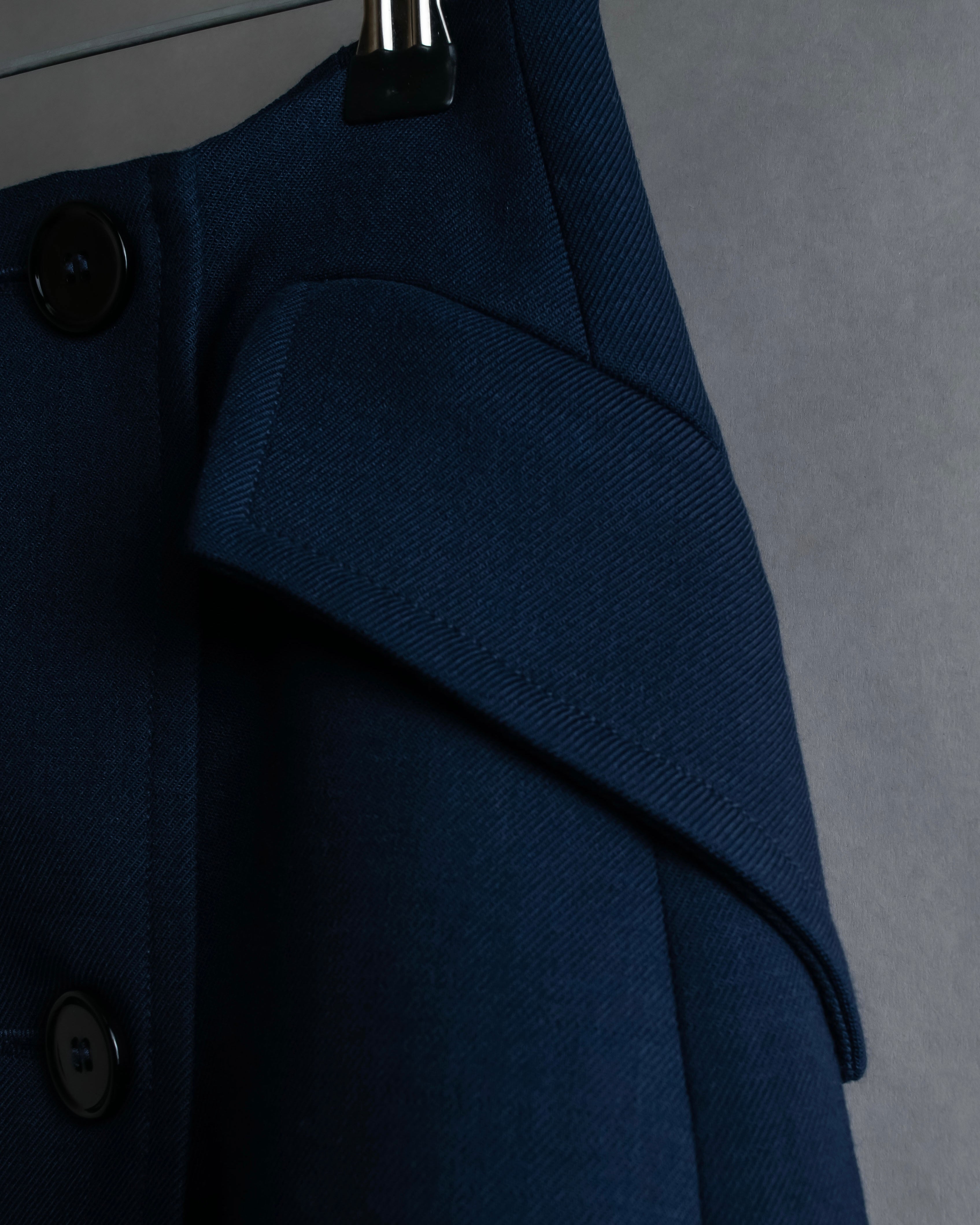 "MM6 MAISON MARGIELA" 20SS Beautiful navy trench skirt