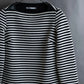 "T by Alexander Wang" Uniform striped ribbed knit pullover