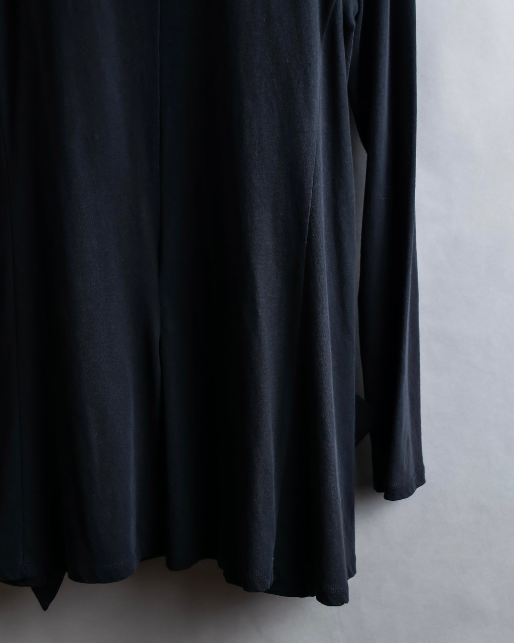 "YOHJI YAMAMOTO +NOIR" 21SS Drape panel design oversized shirt jacket
