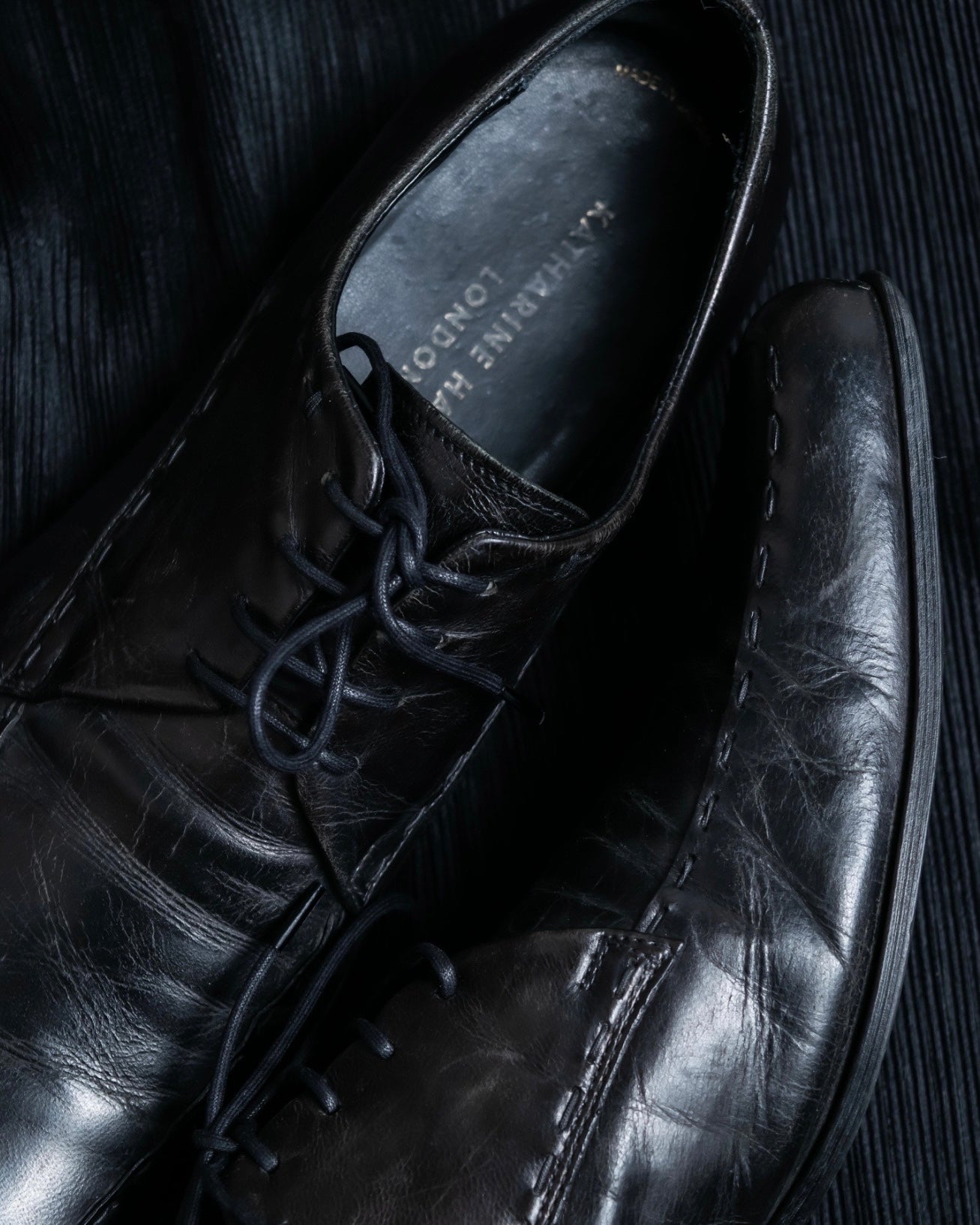 KATHARINE HAMNETT LONDON leather shoes