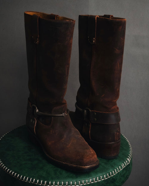 "GUCCI" 00’s equestrian harness long boots