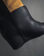 "MM6 Maison Margiela" Bicolour leather long boots