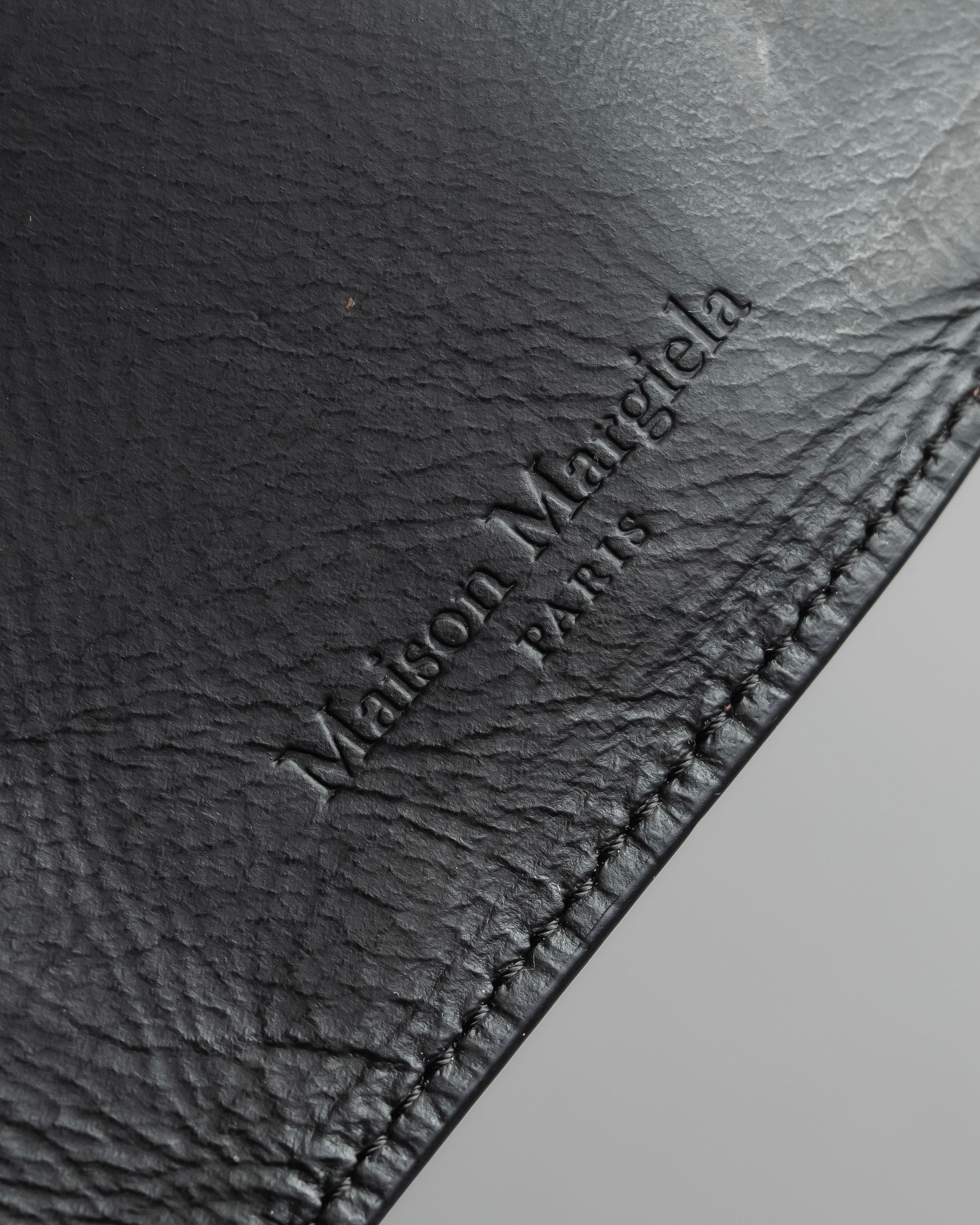 "MAISON MARGIELA" 4-tag design leather money clip